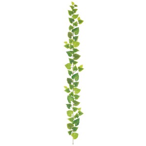 【人工観葉植物】ポテトリーフガーランド ワイヤー入 180cm 【観葉植物 造花 フェイクグリーン 光触媒 CT触媒 インテリア】[G-L]