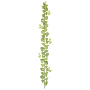 【フェイクグリーン】フロストポテトリーフガーランド ワイヤー入 180cm 【人工観葉植物 観葉植物 造花 光触媒 CT触媒 インテリア】[G-L]