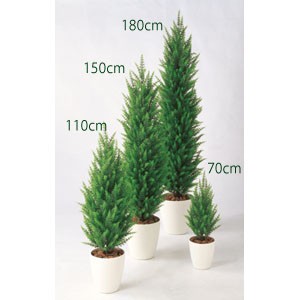 【観葉植物 フェイクグリーン】ゴールドクレストツリー グリーン70cm 鉢植 (SC/CT触媒 光触媒 インテリア お祝い）[TK]