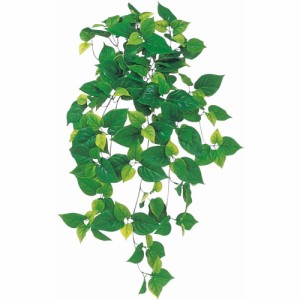 【観葉植物 造花】ライムポトス ハンギング 89cm ブッシュ 吊るす 【フェイクグリーン 人工観葉植物 光触媒 CT触媒 インテリア】