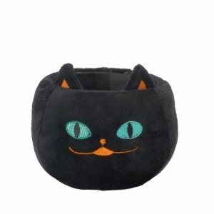 ハロウィン HWふわふわポット 黒猫 ギフト 資材 包装 袋 入れ物