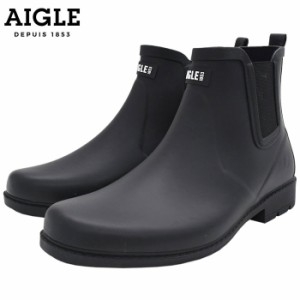 エーグル AIGLE ブーツ メンズ 男性用 カーヴィル M 2 Noir ( AIGLE CARVILLE M 2 レインブーツ レインシューズ ラバーブーツ サイドゴア