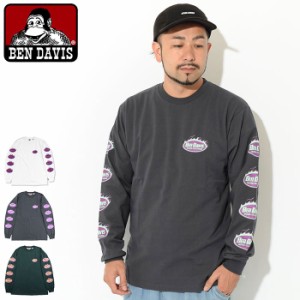 ベンデイビス BEN DAVIS ロンT Tシャツ 長袖 メンズ ファイヤー ボール ( BENDAVIS C-2780028 Fire Ball L/S Tee ティーシャツ T-SHIRTS 