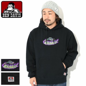 ベンデイビス BEN DAVIS パーカー プルオーバー メンズ ホイールズ オン ファイヤー ( BENDAVIS I-23380013 Wheels On Fire Pullover Hoo