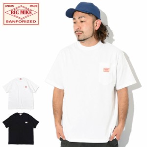 ビッグマイク BIG MIKE Tシャツ 半袖 メンズ 9.1オンス ヘビー ワイド サングラス ポケット ( BIG MIKE 9.1OZ Heavy Wide Sunglasses Poc