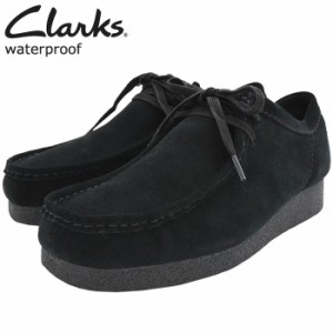 クラークス CLARKS ブーツ メンズ 男性用 ワラビー エヴォ ウォータープルーフ Black Suede ( clarks Wallabee EVO WP BOOTS ワラビーブ