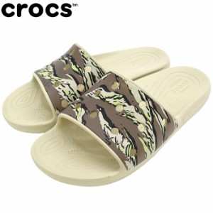 クロックス crocs サンダル メンズ 男性用 クラシック クロックス プリンテッド カモ スライド ( crocs CLASSIC CROCS PRINTED CAMO SLID