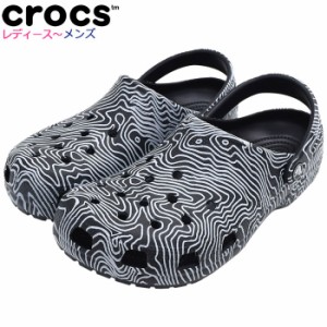 クロックス crocs サンダル レディース & メンズ クラシック トポグラフィック クロッグ ( crocs CLASSIC TOPOGRAPHIC CLOG unisex ユニ