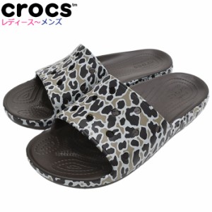 クロックス crocs サンダル レディース & メンズ クラシック アニマル プリント スライド ( crocs CLASSIC ANIMAL PRINT SLIDE シャワー