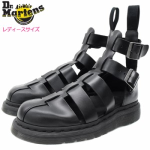 ドクターマーチン Dr.Martens サンダル レディース 女性用 ジェラルド Black ( DR.MARTENS GERALDO SANDAL レザー ストラップ ブラック 