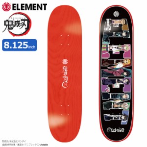 エレメント ELEMENT スケボー スケートボード デッキ 8.125インチ 鬼滅の刃 Kimetsu B Deck コラボ ( 8.125inch 板 単品 国内正規品 ブラ