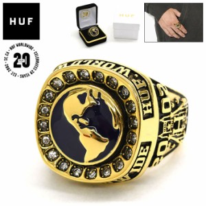 ハフ HUF リング ワールドワイド ( HUF Worldwide Ring 指輪 メンズジュエリー アクセサリー メンズ 男性用 AC00693 ) ice field icefiel