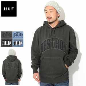 ハフ HUF パーカー プルオーバー メンズ デストロイ リビルド フェイデッド ( HUF Destroy Rebuild Faded Pullover Hoodie フード フーデ