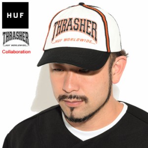 ハフ HUF キャップ メンズ スラッシャー センター フィールド スナップバックキャップ コラボ ( HUF×THRASHER Center Field Snapback Ca