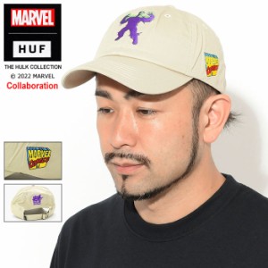 ハフ HUF キャップ メンズ マーベル ハルク ブラスト 6 パネル コラボ ( HUF×MARVEL HULK Blast 6 Panel Cap ストラップバック 帽子 メ