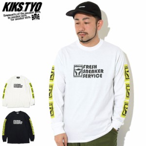 キックス ティー・ワイ・オー KIKS TYO ロンＴ Ｔシャツ 長袖 メンズ ステッカー ( Kiks Tyo Sticker L/S Tee ティーシャツ T-SHIRTS ロ