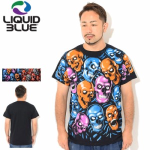 リキッド ブルー LIQUID BLUE Tシャツ 半袖 メンズ スカル パイル 2 ( LIQUIDBLUE Skull Pile 2 S/S Tee ティーシャツ T-SHIRTS カットソ