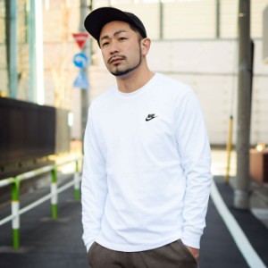 ナイキ NIKE ロンT Tシャツ 長袖 メンズ クラブ ( nike Club L/S Tee ティーシャツ T-SHIRTS ロング ロンティー 長袖Tシャツ カットソー 