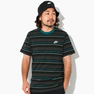 ナイキ NIKE Tシャツ 半袖 メンズ 23FA クラブ ストライプ ブラック ( nike 23FA Club Stripe S/S Tee Black ティーシャツ T-SHIRTS カッ