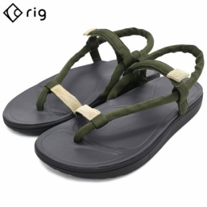 リグ rig サンダル メンズ 男性用 ノヘイ Khaki ( rig NOHY トングサンダル リカバリーサンダル リラックスサンダル アウトドア SANDAL M