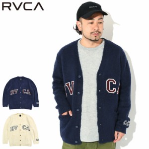 ルーカ RVCA カーディガン メンズ ヒッター モヘヤ ( RVCA Hitter Mohair Cardigan ビッグシルエット オーバーサイズ Vネック トップス 