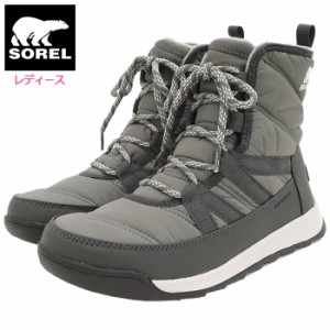 ソレル SOREL スノーブーツ レディース 女性用 ウィットニー 2 ショート レース WP Quarry ウィメンズ ( Sorel WHITNEY II SHORT LACE WP