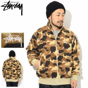 ステューシー STUSSY ジャケット メンズ Camo Fleece ( stussy JKT フリースジャケット カモ 迷彩 JACKET アウター ジャンパー・ブルゾン