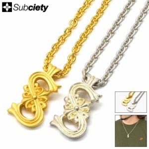 サブサエティ Subciety ネックレス クレスト ブラス ( subciety サブサエティー Crest Brass Necklace アクセサリー 104-94911 )[M便 1/1