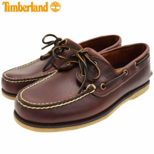 【日本正規品】ティンバーランド Timberland デッキシューズ メンズ クラシック ボート オーセンティックス ツーアイ Med Brown Full Gra