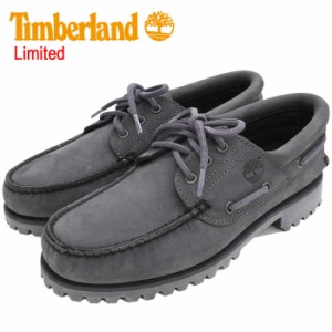 【日本正規品】ティンバーランド Timberland デッキシューズ メンズ スリーアイ クラシック ラグ Dark Grey Nubuck 限定 ( timberland A5