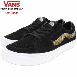 バンズ VANS スニーカー メンズ 男性用 スケートロー Black/Tiger ソフト スエード ( vans VN0A4UUKB0I Sk8-Low Soft Suede スケート ロ