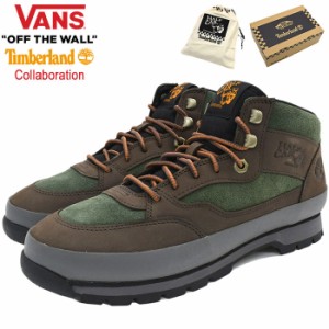 バンズ VANS ブーツ メンズ 男性用 ティンバーランド ハーフキャブ ハイカー Green/Brown ( VN000CBN20A VANS×Timberland Half Cab Hike