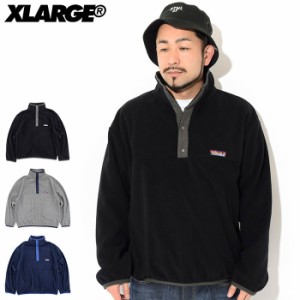 エクストララージ X-LARGE ジャケット メンズ スナップ ボタン フリース プルオーバー ( x-large Snap Button Fleece Pullover JKT アノ