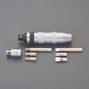 エスコ(ESCO) 1/2"DR インパクトドライバーセット(5/16"Hexビット用) EA683SM