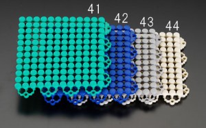 エスコ(ESCO) 150x150mm すのこ(プラスチック製/ブルー) EA997RJ-42