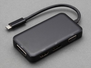 エスコ(ESCO) 変換アダプター(USB TypeC-HDMI･他) EA764AC-103