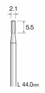 ミニター(MINITOR) 超硬カッター スパイラルカット φ2.1 BC1108