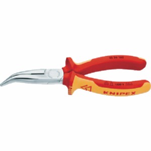 KNIPEX(クニペックス) 絶縁40°先曲ラジオペンチ 1000V 160mm 2526-160