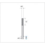 ナカニシ 超硬ルーターカッター φ3 円筒 ダイヤカット シャンク径3 26903