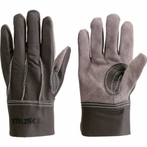 TRUSCO(トラスコ) 牛本革製手袋 ブラウン L TKBR-L