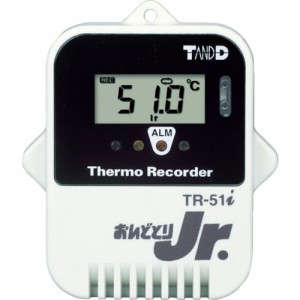 TANDD(おんどとり) 小型防水データロガー 温度1ch(センサ内蔵) 1個 TR-51I
