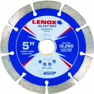 【メール便対応】LENOX(レノックス) サイレントマックス セグメント125 静音ダイヤモンドホイール LX4782