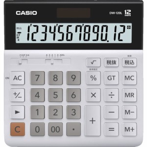 CASIO(カシオ) ワイド実務電卓 DW-120L-N