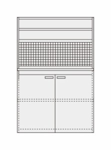 【直送】【代引不可】サカエ(SAKAE) ピットイン PN-H22PW