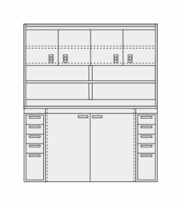 【直送】【代引不可】サカエ(SAKAE) ピットイン PN-H83DW