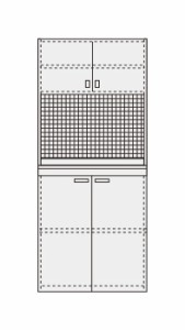 【直送】【代引不可】サカエ(SAKAE) ピットイン PN-H92PDW