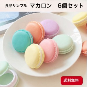 食品サンプル マカロン 6個セット 小物入れ