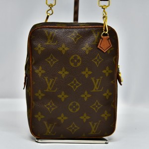 鑑定済 正規品 LOUIS VUITTON ルイヴィトン ミニダヌーブ ショルダーバッグ モノグラム 即日配送 K631-10