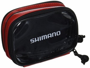 シマノ(SHIMANO) ツインフルオープンポーチ PC-021I レッド