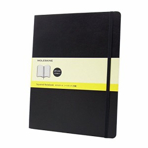 モレスキン(Moleskine) ノート クラシック ノートブック ソフトカバー 方眼 XLサイズ(横19cm×縦25cm) ブラック QP62